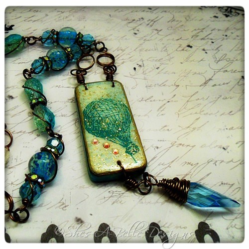 Sky's The Limit OOAK Upcycled Rustic Domino Necklace in Antique Bronze Sky's The Limit OOAK Upcycled Rustic Domino Necklace in Antique Bronze